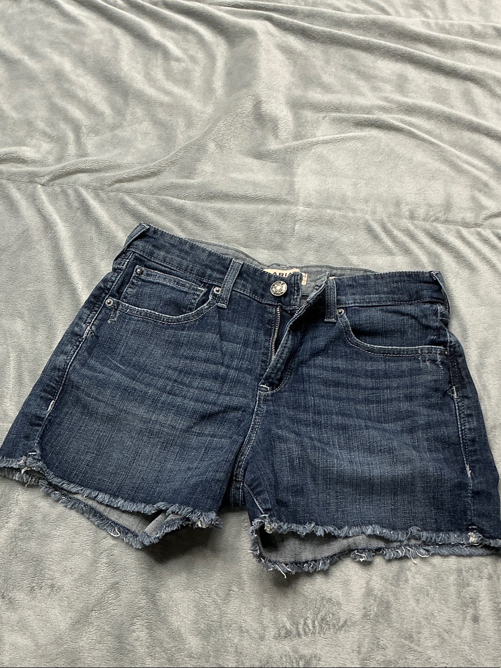 Ariat Dark Blue Frayed Denim Shorts